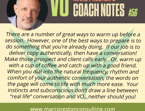 VO Coach Note #56